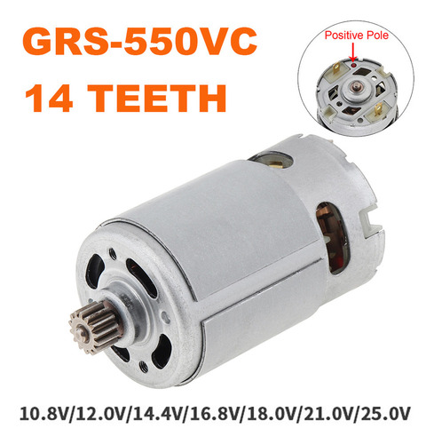 Motor Dc De 14 Dientes De 21 V Para Sierra Eléctrica Recarga