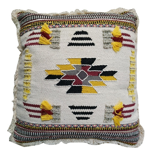 Almohadón Decorativo Hindú Tribu 45 X 45 Cm