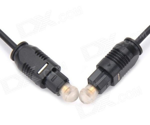 Cable Audio Óptico 1.8mt, Conectores Dorados, Nuevos
