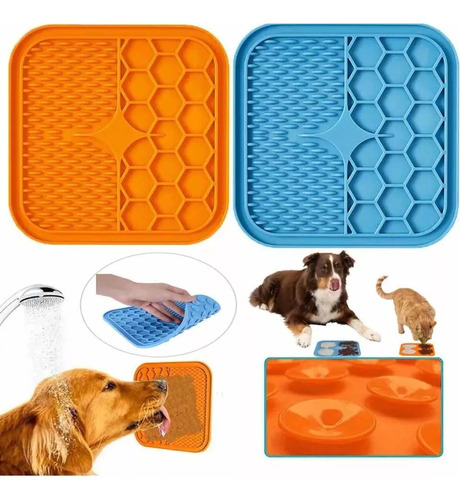 Pet Lick Mat- Alfombrilla De Silicona Para Lamer Mascotas