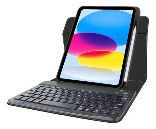 Estuche Protector 360 Smart Case Con Teclado Para iPad Air 4