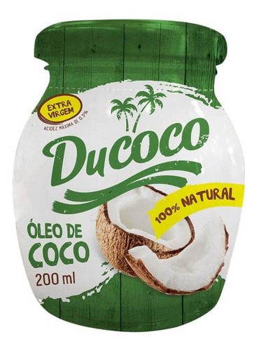 Imagem 1 de 1 de Ducoco Óleo De Coco 200ml