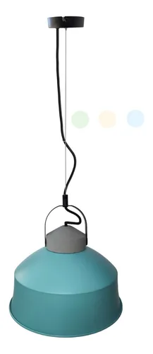 Lámpara Colgante Campana De Metal E27