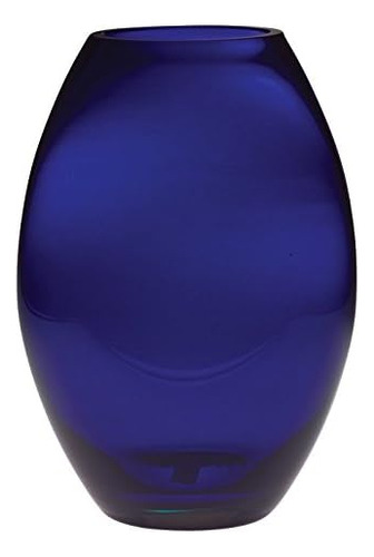 Glass - Handmade - 8  H - (8 Inches High) - Barrel Vase...