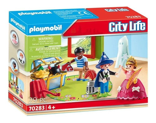 Playmobil Set Niños Con Disfraces Accesorios City Life 70283