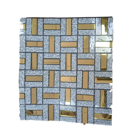 Lámina Mural Adhesiva Pvc Mosaico Vidrio Pack 10 (30cmx30cm)