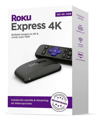 Roku Express 4k Refurbished_meli12175/l24 (Reacondicionado)