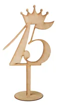 Comprar 15 Centros De Mesa Xv Años Adorno Numero 15 Corona Rb74