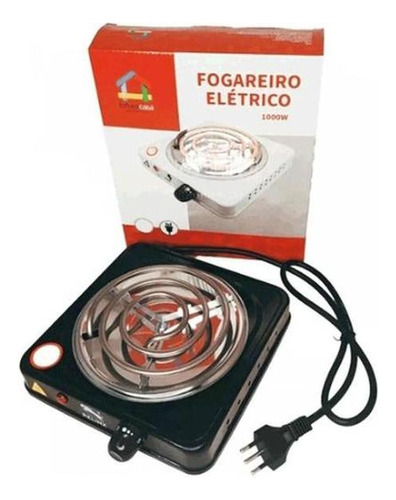 Fogareiro Elétrico Portátil 1000w 110v