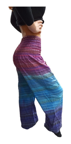 Imagen 1 de 10 de Pantalon Babucha Yoga Tai Chi Meditacion Hindu Colors S / L