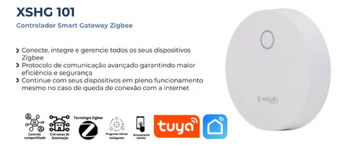 Hub Central Zigbee Mesh Smart Gateway Wifi + Ble Tuya Alexa