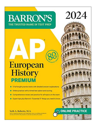 Ap European History Premium, 2024: 5 Practice Tests + Compre