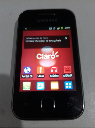 Celular Samsung Galaxy Young  Gt-s5360b/ Com Defeito P/ Peça