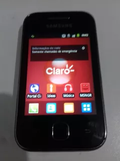 Celular Samsung Galaxy Young Gt-s5360b/ Com Defeito P/ Peça