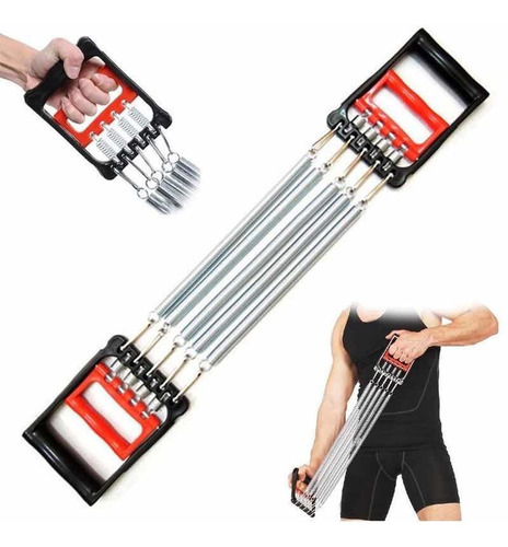 Extensor Banda Elastica Pecho / Brazos 5 Resortes Fitness