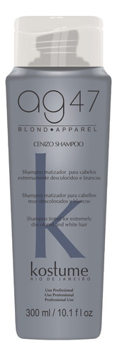 Kostume Shampoo Cenizo Matizador Ag47 300ml Silver/blancos