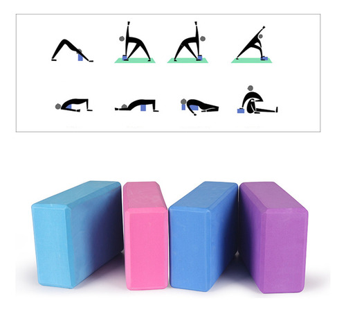 Bloque De Yoga Eva Yoga Brick Sports, Gimnasio, Espuma