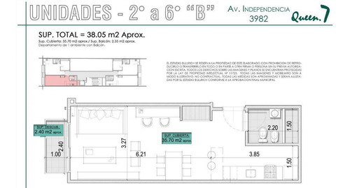 Imagen 21 de 25 de Venta Departamento 1 Ambiente En Almagro