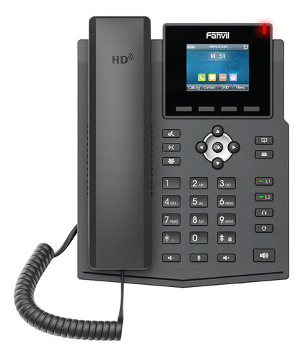 Telefone Ip Fanvil X3s Pro 4 Linhas Sip 5 Conferencia Ehs