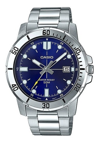 Reloj Casio Hombre Mtp-vd01d-2e Metal Wr 50m Gtia 2 Años