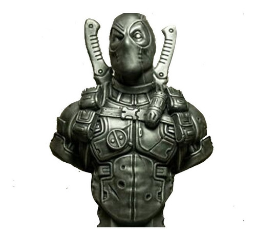 Imagen 2 de 6 de Figura Busto Deadpool Archivo Stl Para Impresion 3d