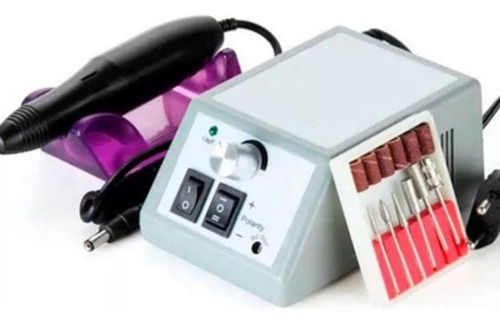 Lixadeira Motor Unha Elétrica Profissional Gel Fibra