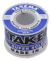 Comprar Rollo De Estaño 60\u002F40 0.8mm 1\u002F2 Libra St-60\u002F0.8(1\u002F2l) Takema