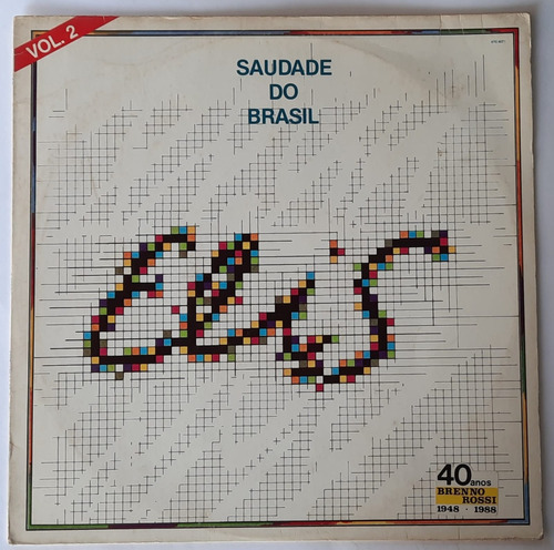 Lp - Elis Regina - Saudade Do Brasil - 1988 Wea
