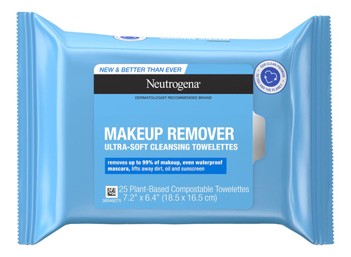 Neutrogena Toallitas Limpiadoras Faciales Desmaquillantes, .