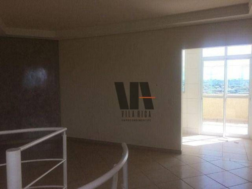 Imagem 3 de 13 de Venda E Permuta - Cobertura 3 Dormitórios - 195 M² Por R$ 905.000 - Residencial Aspen - Jardim Gonçalves - Sorocaba/sp - Ap0452