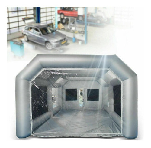 Inflatable Spray Paint Booth For Painting Cars With Tran Lvv