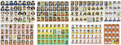 Figuritas De Mundial (90,98,02,06,10,14,18,22) Para Imprimir