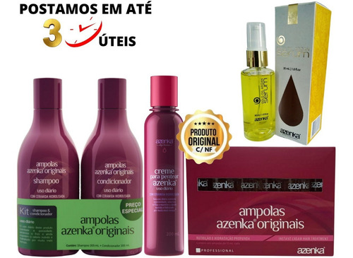 Azenka restauração/ anti queda/ crescimento/ hidratação/ anti frizz/ nutrição de 920L 920kg