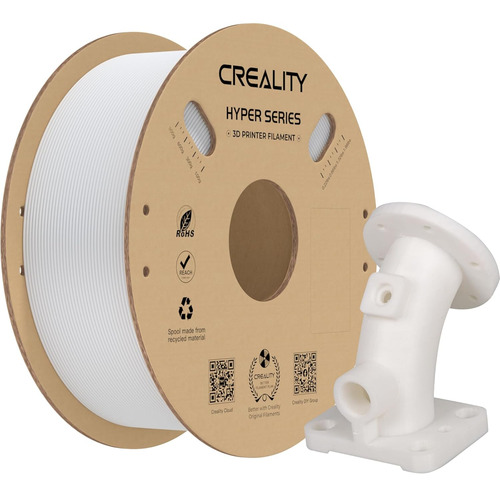 Filamento 3d Abs Creality, 1.75 Mm De Diámetro, Blanco