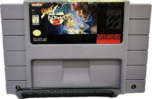 Street Fighter Alpha 2 | Snes Super Nintendo Original (Reacondicionado)