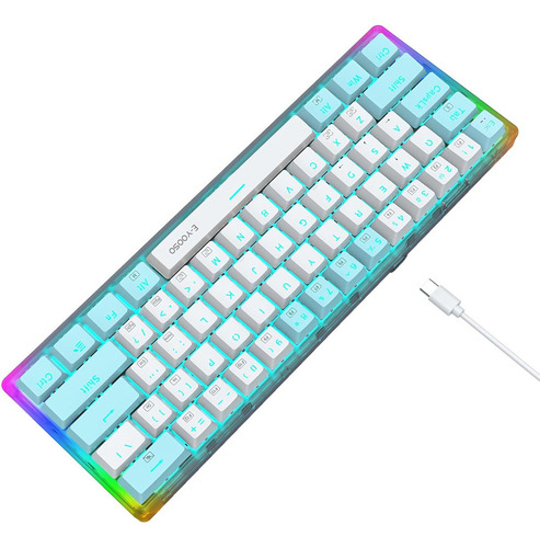 Teclado Mecánico Para Juegosal60%:yoosoz-11tconilumina.oixc1