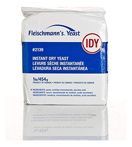 Fleischmann's Instant Dry Levadura Al Vacío Paquete