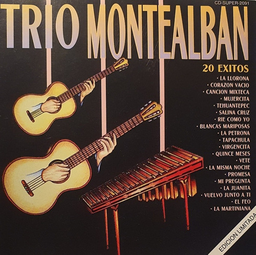 Cd Trio Montealban + 20 Exitos + La Llorona