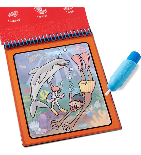 2 Libros Magicos Pinta Con Agua Juego Didactico Water Wow