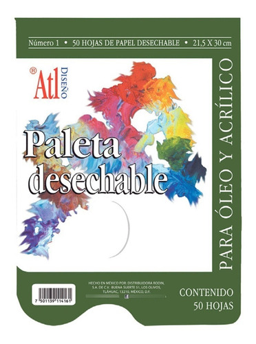 Imagen 1 de 1 de Blocks Paletas Desechables, Rodin # 1