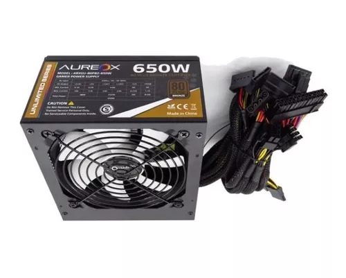 Fuente Pc Atx 650w Alimentacion Sata Ventilador Noga Atx-650