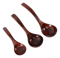 Comprar Cucharon Madera Para Sopa Cuchara Cocina Gacha Mango Largo 3