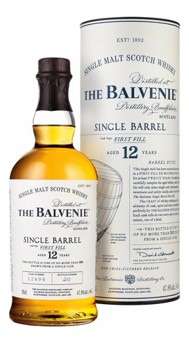 Whisky The Balvenie 12 Años Single Barrel  47,8% Abv Escoces