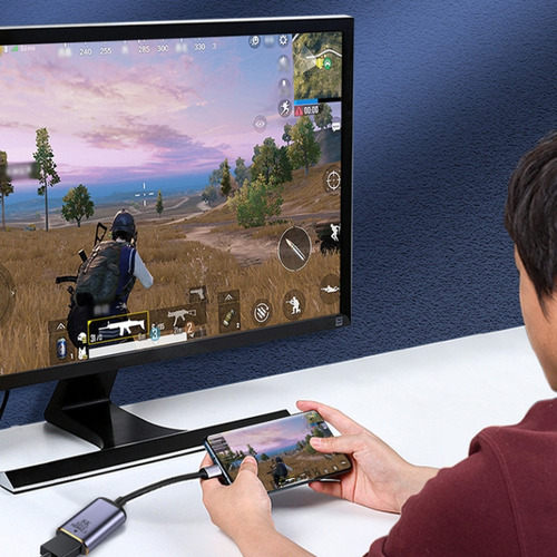 Convertidor Tipo C Hembra A Hdmi Macho 8k, Estilo: 8k-002