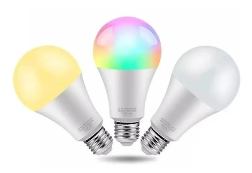 Imagen 5 de 9 de Ampolleta Inteligente Wifi Ampolleta Alexa Compatible Led T