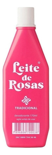 6x Desodorante Leite De Rosas + Proteção P/ Sua Pele 170ml