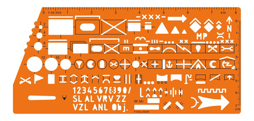 Plantilla De Diseño Industrial A Escala 1/50000, Plantilla