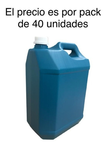 Imagen 7 de 10 de Bidones Plasticos 10 Litros Nuevo Color Rec X 40 Un.