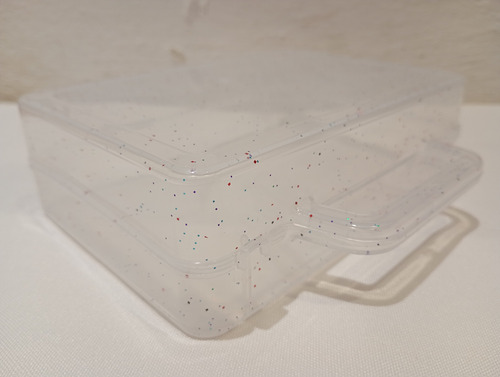 Valija Plastica Con Glitter Souvenirs X 25 Unidades
