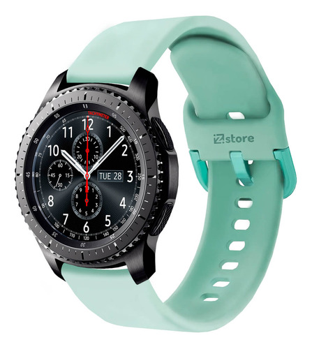 Correa Compatible Con Samsung Gear S3 Frontier Verde Esmeral